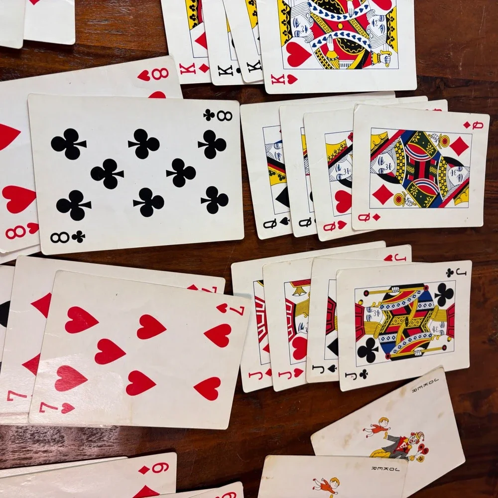 Vintage Disney Jumbo Playing Cards‎ Sorcerer Mickey Disneyland Walt Disney World